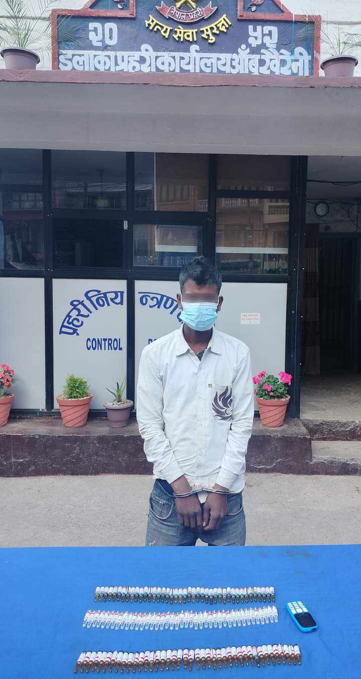 तनहुँमा लागु औषध सहित एक जना पक्राउ: