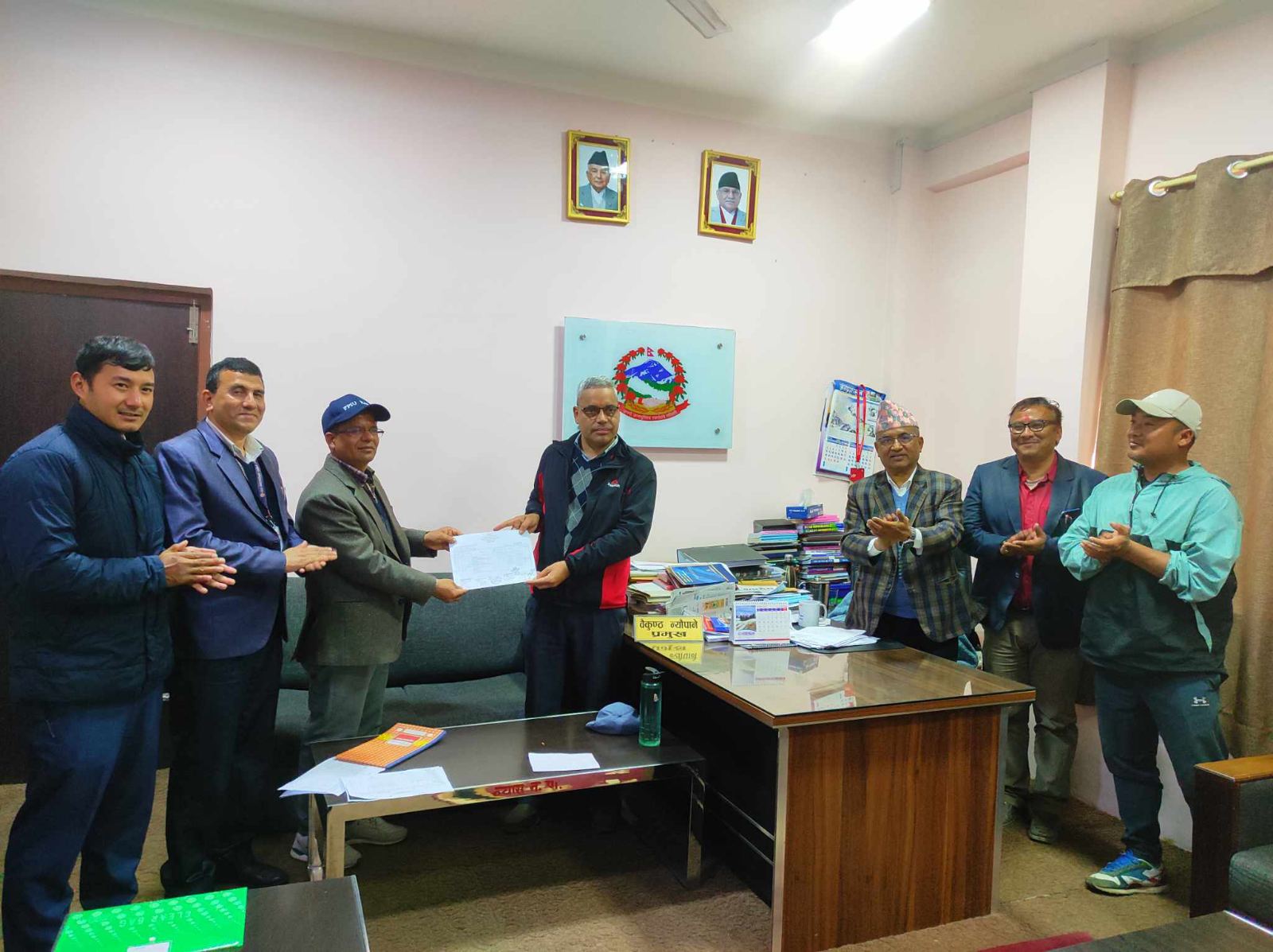 व्यास पराशर पार्क नगरपालिकालाई हस्तान्तरण: