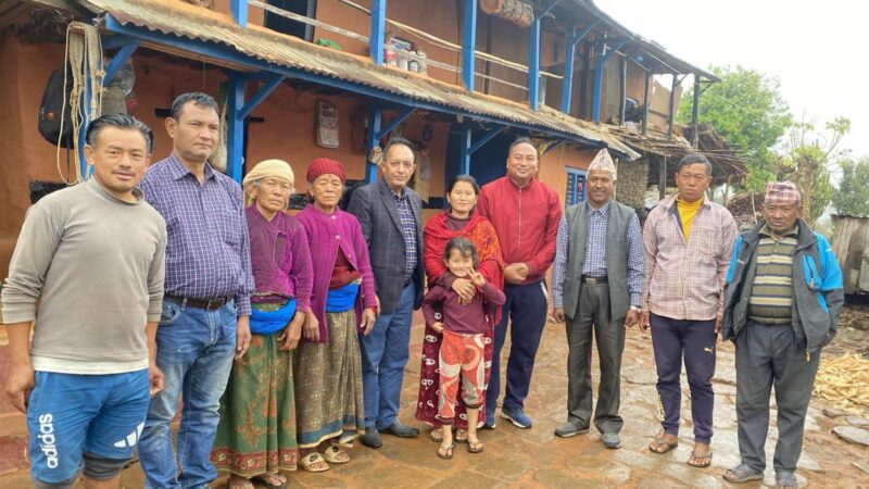 काङ्ग्रेस नेता भट्टराई भानुका जनता सँगकाे भेटघाटमा व्यस्त: