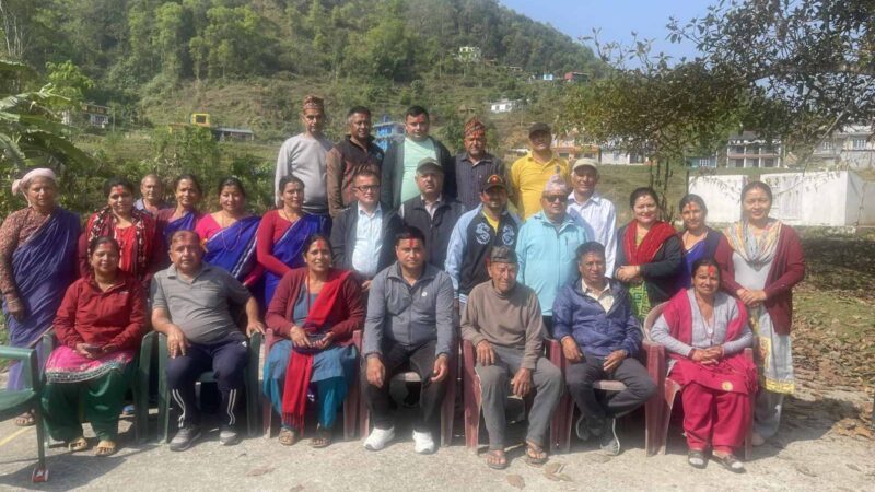 क्षेत्री समाज नेपाल म्याग्दे साविक जामुनेकाे अध्यक्षमा अधिकारी: