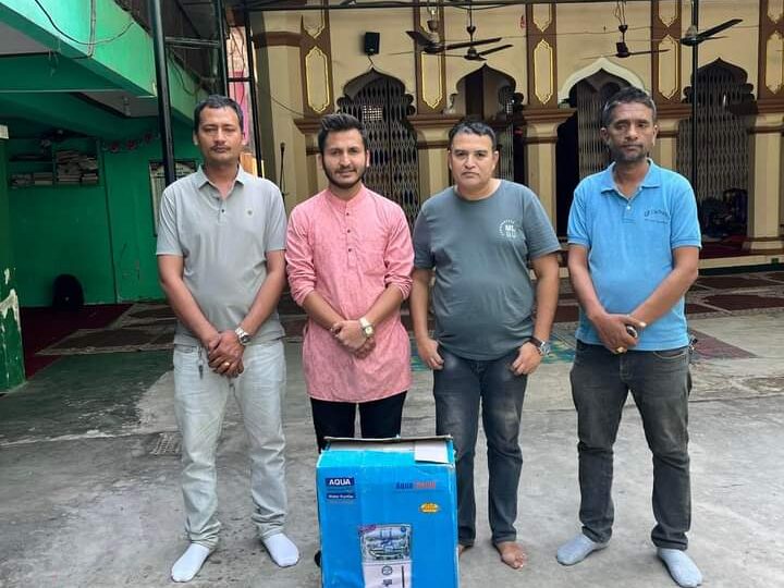 जिआर इलेक्ट्रोनिक्सका घर्ती दाजुभाइ द्वारा मस्जिदमा युरो गार्ड सहयोग: