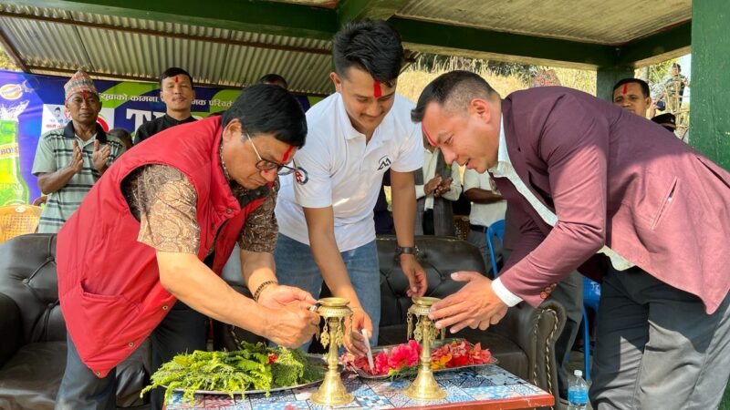 १२ औं आदर्श तथा सातौ तारा स्मृति कप फुटबल आजवाट सुरु