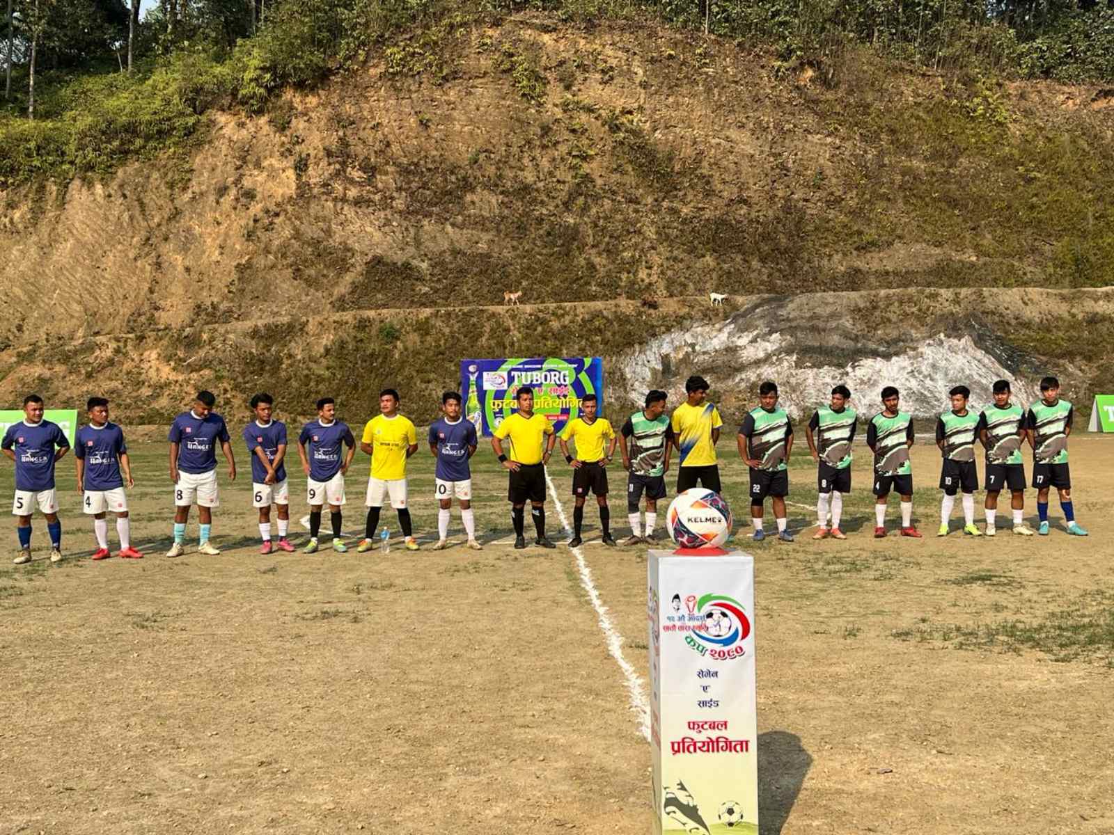 १२औ आदर्श तथा सातौं तारा स्मृति कप फुटबलकाे दाेस्राे दिन तिनवटा खेल सम्पन्न
