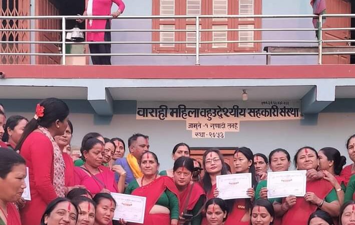 म्याग्देका महिलालाइ १५ दिने मादल बजाउने तालिम