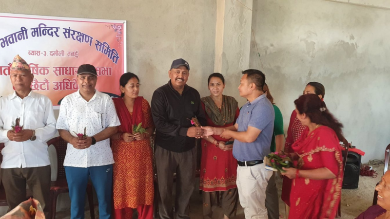 दुर्गा मन्दिरको अध्यक्षमा केशकुमारी राना सर्वसम्मत चयन: