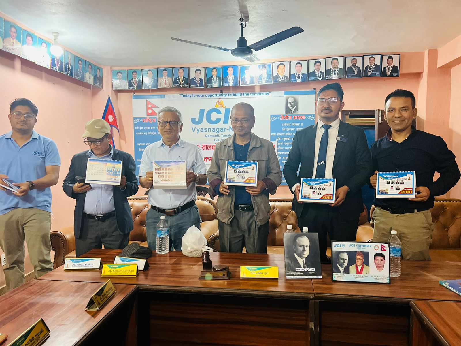 जेसीआई व्यासनगरकाे शुभकामना आदान प्रदान एवं क्यालेन्डर विमाेचन कार्यक्रम सम्पन्न:
