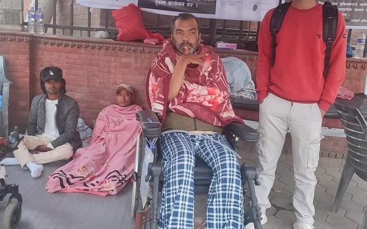 भण्डारीकाे अनशनमा सहृदयी मञ्च तनहुँकाे ऐक्यबद्धता