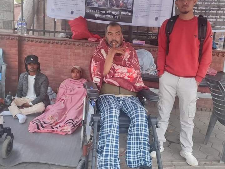 भण्डारीकाे अनशनमा सहृदयी मञ्च तनहुँकाे ऐक्यबद्धता