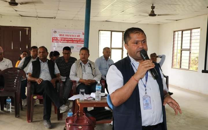 म्याग्दे गाउँपालिकामा वजेट नीति तथा कार्यक्रम निर्माणका लागि सर्वदलिय एवं सर्वपक्षिय अन्तर सम्वाद कार्यक्रम