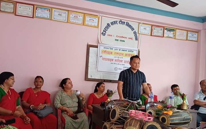 व्यास ३ का महिलालाइ १० दिने बाद्यबादन तालिम
