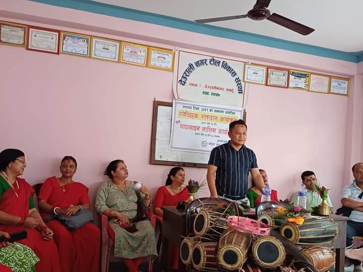 व्यास ३ का महिलालाइ १० दिने बाद्यबादन तालिम