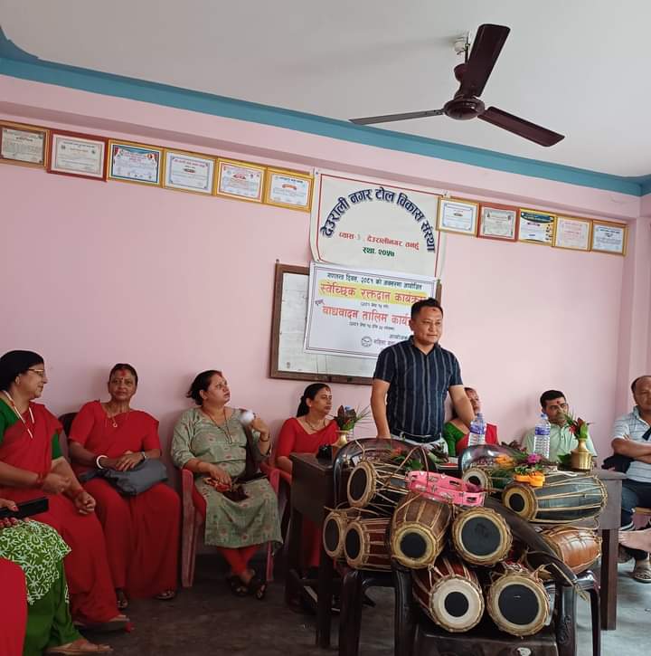 व्यास ३ का महिलालाइ १० दिने बाद्यबादन तालिम