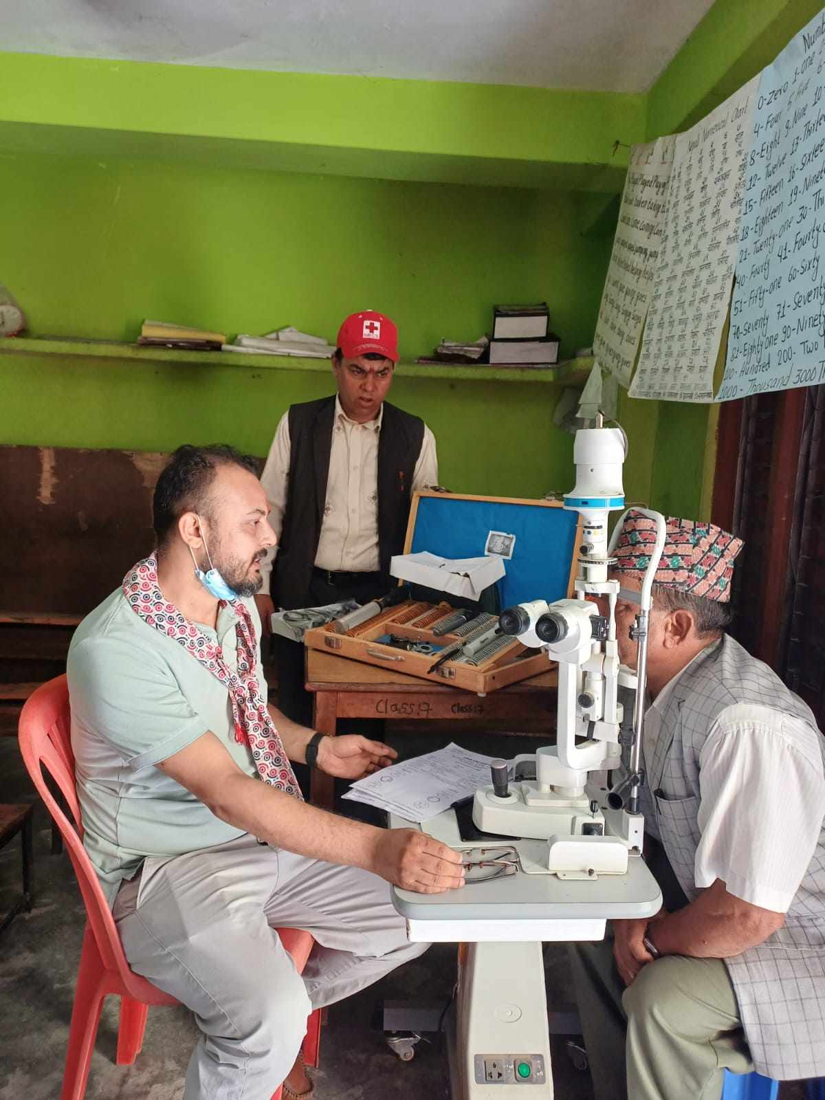 पराशर मावि मा भएको  नि:शुल्क आँखा तथा दन्त परीक्षण शिविर बाट ३१० जना लाभान्वित 