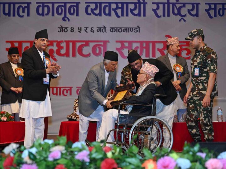 विधिसम्मत न्यायिक प्रणालीबाट मात्रै देशमा सुशासन र अमनचयन- राष्ट्रपति पाैडेल
