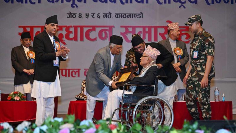 विधिसम्मत न्यायिक प्रणालीबाट मात्रै देशमा सुशासन र अमनचयन- राष्ट्रपति पाैडेल