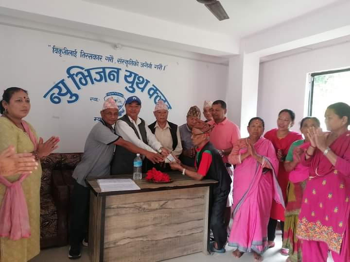 जामुने नेवार समाजको बाजागाजा खरिदका लागि ८४ हजार सहयोग
