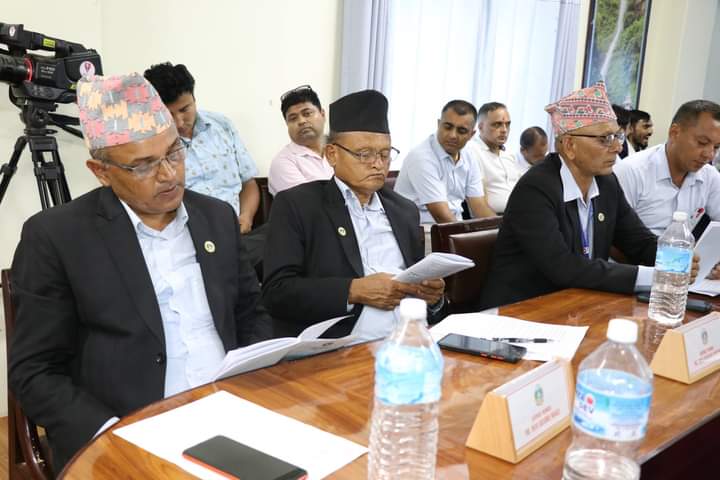म्याग्दे ५ ले गर्याे गाउँसभा बहिस्कार