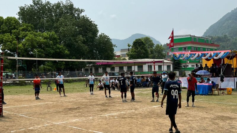 अन्तरपालिका भलिबल प्रतियोगितामा भिमाद तृतीय