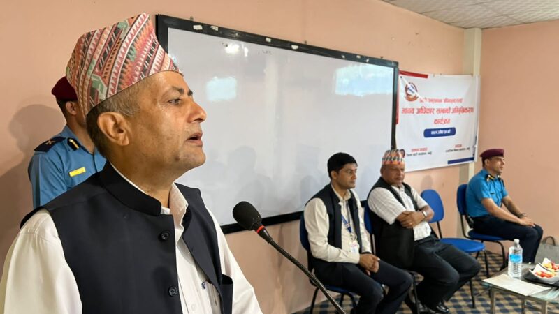 तनहुँका प्रहरी अनुसन्धान अधिकृतहरूलाइ मानवअधिकार सम्बन्धि अभिमुखिकरण तालिम !