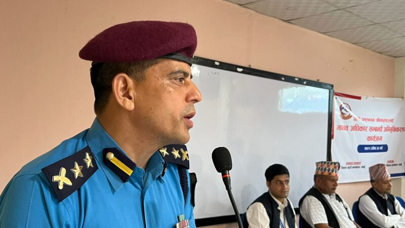 तनहुँमा एसपी बाेहरा आए देखि जिल्लाको सुरक्षा व्यवस्था कडा