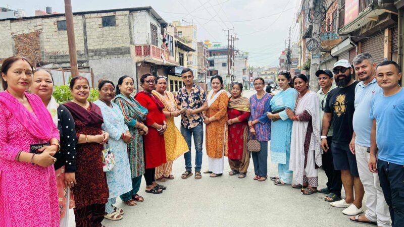 जेसीआई ब्यासनगरकाे भवन निर्माणलाइ महिला उधमि संघकाे सहयोग