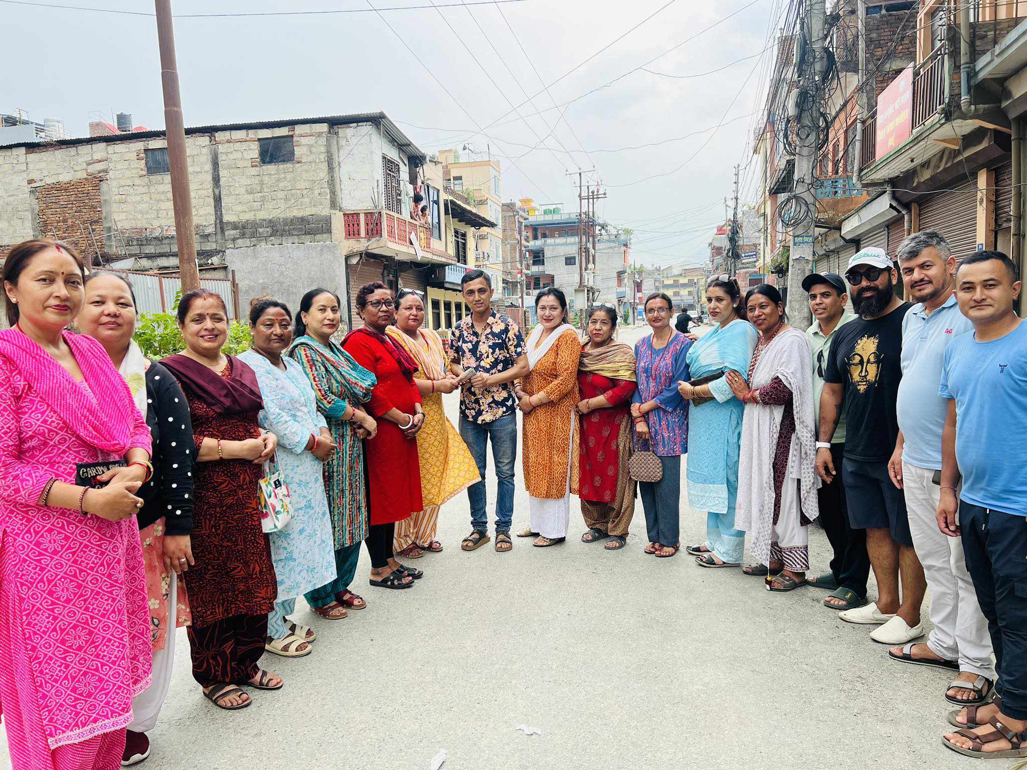 जेसीआई ब्यासनगरकाे भवन निर्माणलाइ महिला उधमि संघकाे सहयोग