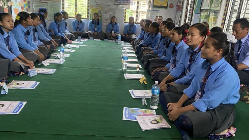 तनहुँमा रुम टु रिडद्धारा सञ्चालित बालिका शिक्षा कार्यक्रम प्रभावकारी बन्दै