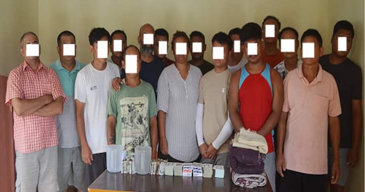 तनहुँमा धमाधम जुवाडे पक्राउ -शुक्लाबाट १६ जना समातिए –