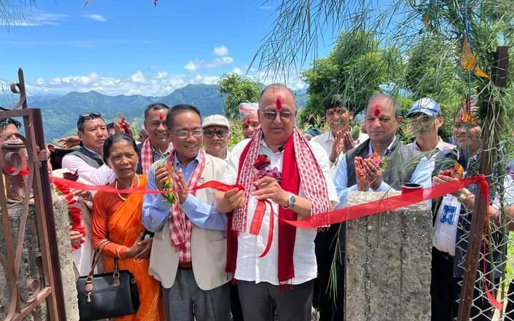 छाङ्गकाे झर्लाङ्दी खानेपानी सम्पन्न भए सँगै १ सय ५० घर धुरी लाभान्वित