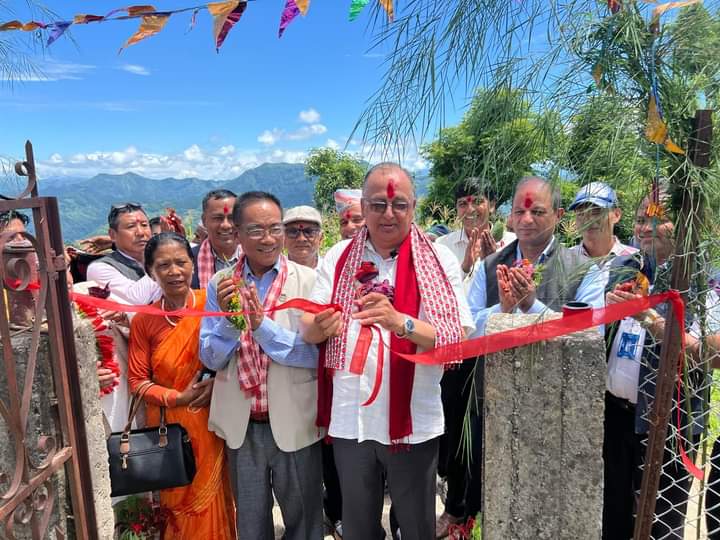 छाङ्गकाे झर्लाङ्दी खानेपानी सम्पन्न भए सँगै १ सय ५० घर धुरी लाभान्वित