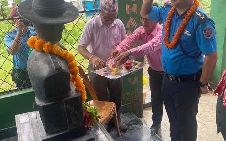 एसपी शाहीलाई भूपू सैनिक क्लवकाे स्वागत एवं सम्मान
