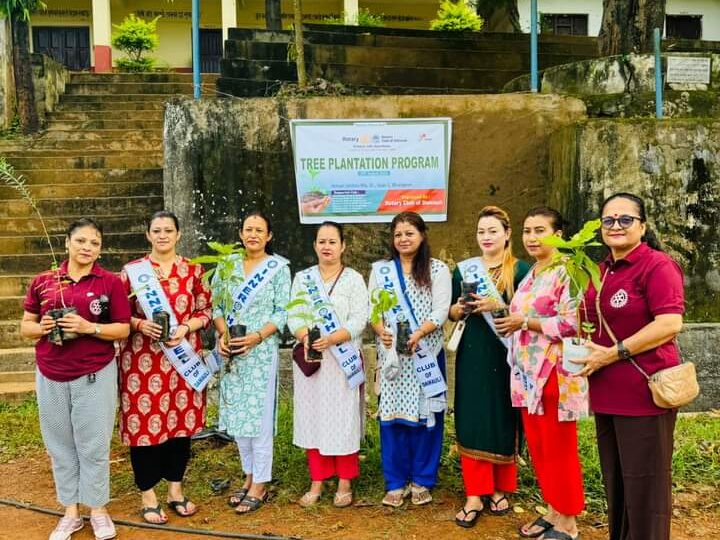 जलदेवि माविमा राेटरी क्लबकाे वृक्षारोपण