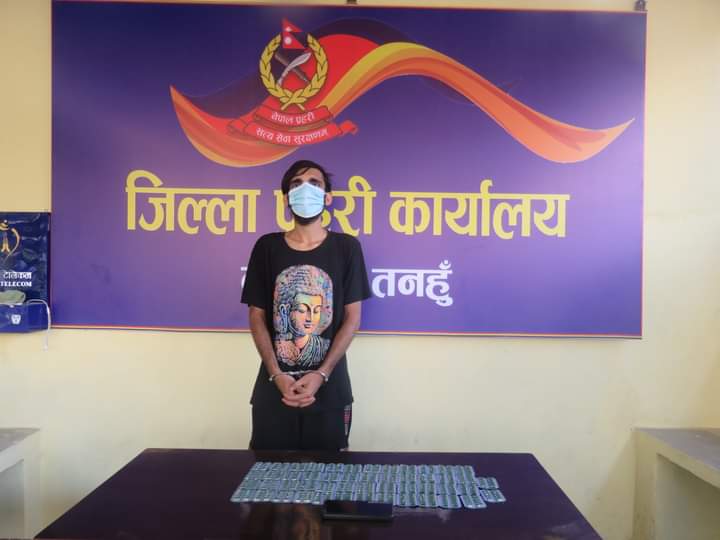 प्रतिबन्धित लागु औषध ट्रामाडोल सहित ब्यासका पन्थ पक्राउ