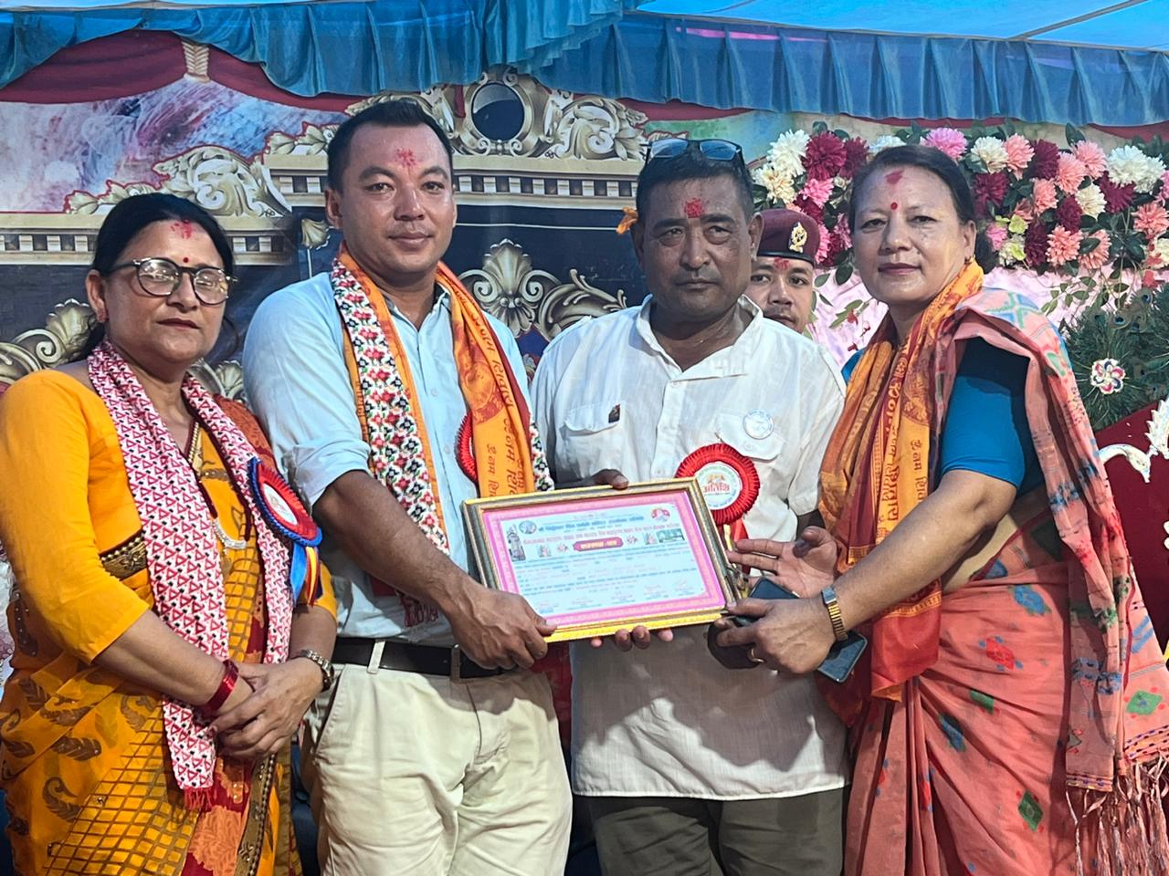 थर्पुमा जारी महायज्ञकाे दाेस्राे दिनमा ५ लाख ९० हजार दान संकलन