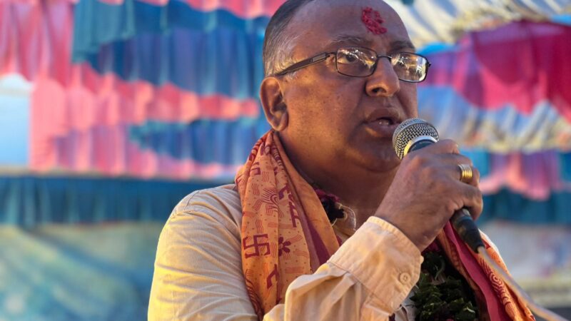 नेपाललाई हिन्दू राष्ट्र घोषणा गर्नुको विकल्प छैन –सांसद भण्डारी