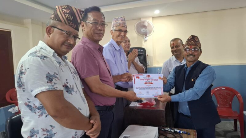 एमाले तनहुँकाे तीन दिने जिल्ला स्तरीय प्रशिक्षण कार्यक्रम सम्पन्न