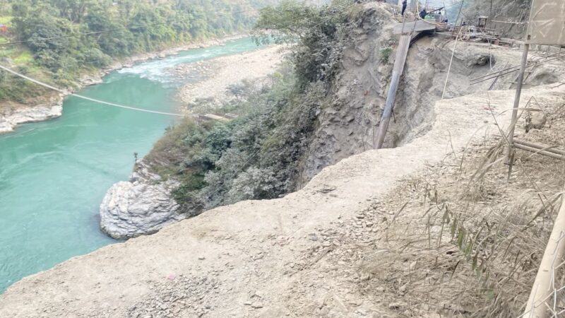 आँबुखैरेनी-मुग्लिन सडक खण्ड साेमबार बिहान चार घण्टा बन्द हुने