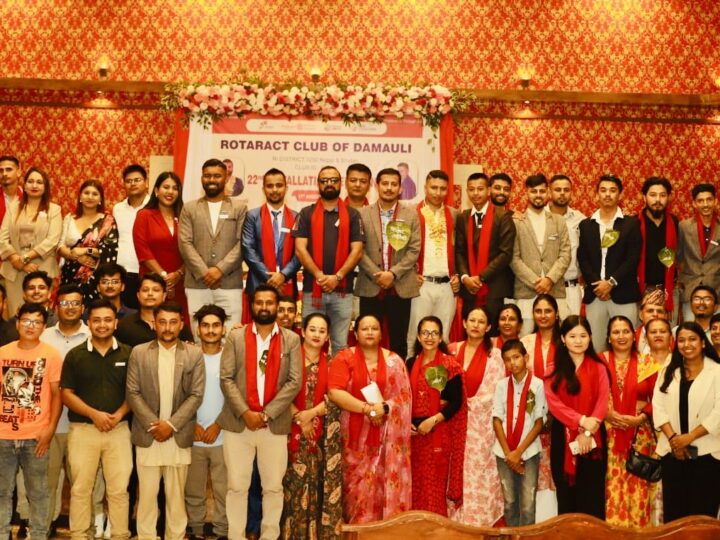 रोटर्‍याक्ट दमौलीको पदस्थापना : अध्यक्षमा रवि