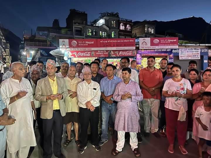 गणेशमान सिंहकाे स्मृति दिवसमा तरुण दल व्यास नगरकाे दिप प्रज्वलन