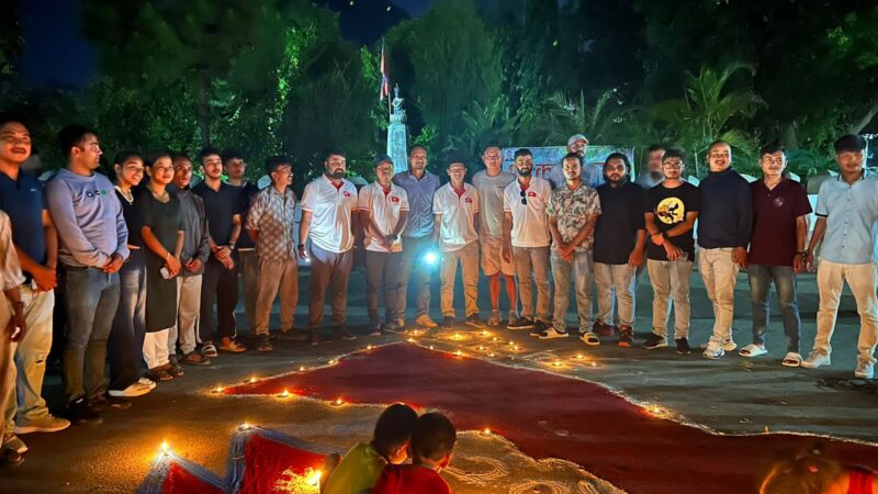 संविधान दिवसको अवसरमा नेविसंघ तनहुँले गर्याे दमाैलीमा दिप प्रज्वलन