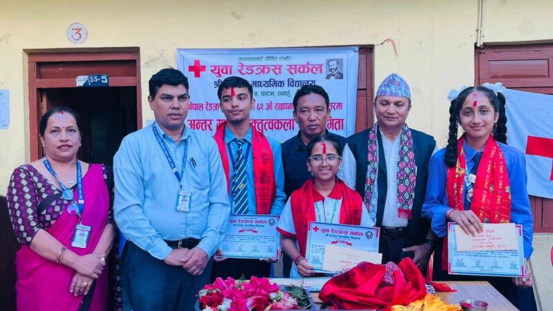 अन्तर मा वि वक्तृत्व कला प्रतियोगितामा पवित्राका श्रेष्ठ प्रथम , सत्यवतीका वाग्ले द्धितीय र राधाका पण्डित तृतीय