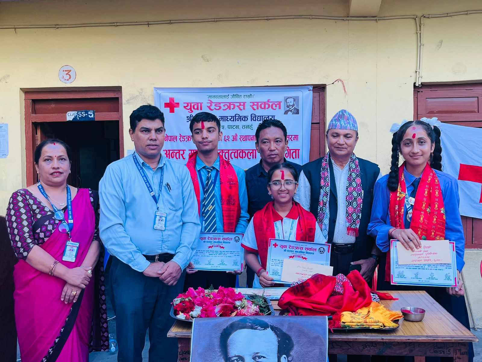 अन्तर मा वि वक्तृत्व कला प्रतियोगितामा पवित्राका श्रेष्ठ प्रथम , सत्यवतीका वाग्ले द्धितीय र राधाका पण्डित तृतीय