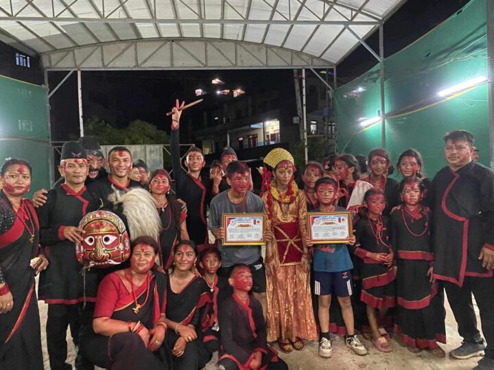 लाखे प्रतियोगिता मा झिगु नेवाः पुच बौचा मौचा डुम्रे प्रथम