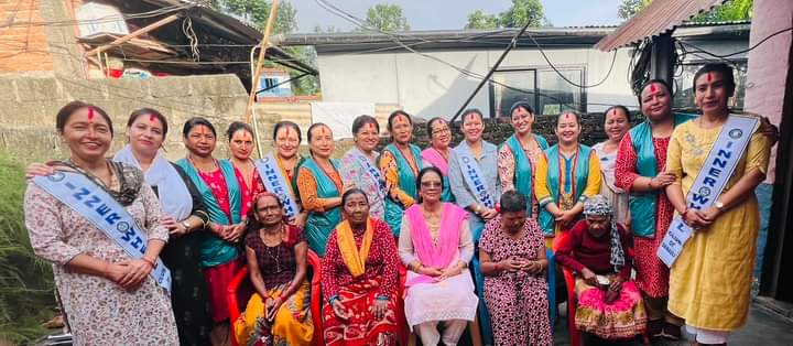 इनरह्विलले गर्याे जेष्ठ नागरिक आश्रमलाई ११ हजार सहयोग