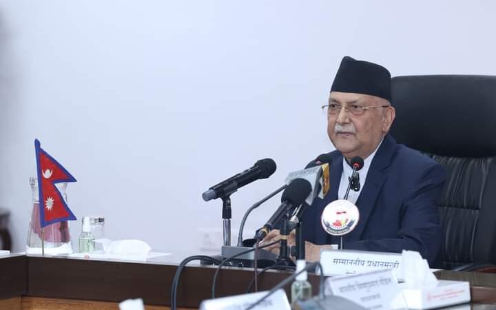 १०० दिनको अवधिमा ४ हजार ३८ किलोमिटर सडक मर्मत – प्रधानमन्त्री ओली
