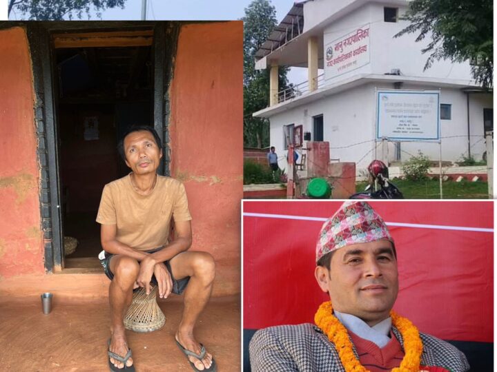 बिरामी गायक कृष्ण थापा लाई भानु नगरपालिकाकाे ३० हजार सहयोग