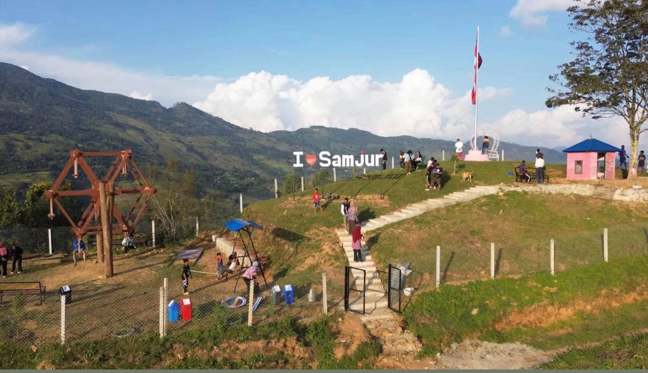 आन्तरिक पर्यटकको राेजाइमा सम्जुरकाे चिल्ड्रेन पार्क
