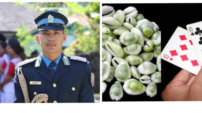 बेलचाैताराका इन्स्पेक्टर पाेषणकाे एक्सन – साँढे ६ लाख सहित १३ जुवाडे पक्राउ