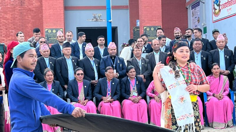 म्याग्देकाे स्थानीय गित भिडियो छायांकन