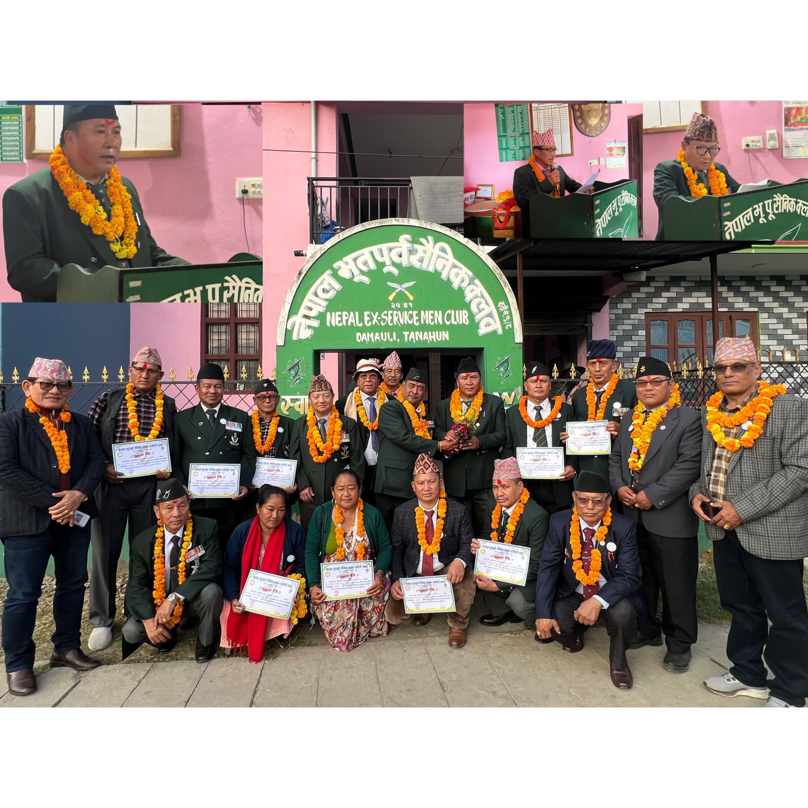 नेपाल भूतपूर्व सैनिक क्लव तनहुँकाे अध्यक्षमा सहविर